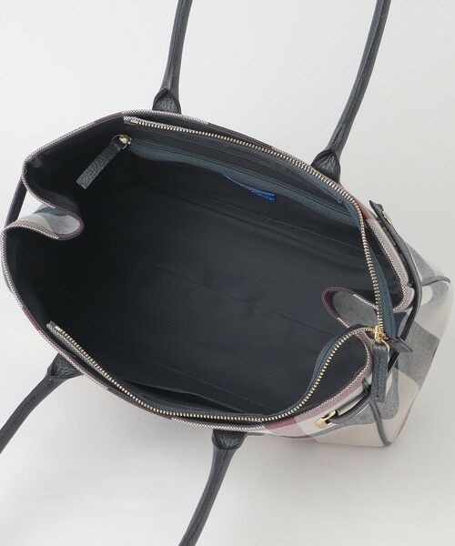 BLUE LABEL / BLACK LABEL CRESTBRIDGE / ブルーレーベル / ブラックレーベル・クレストブリッジ  ショルダーバッグ | クレストブリッジチェックキャンバスハトメトート | 詳細4