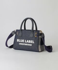 セール】 リバーシブルミニトート （ショルダーバッグ）｜BLUE