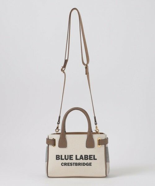 BLUE LABEL / BLACK LABEL CRESTBRIDGE / ブルーレーベル / ブラックレーベル・クレストブリッジ  ショルダーバッグ | ロゴプリントハトメミニトート | 詳細3