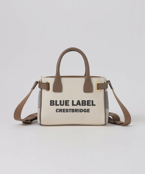 BLUE LABEL / BLACK LABEL CRESTBRIDGE / ブルーレーベル / ブラックレーベル・クレストブリッジ  ショルダーバッグ | ロゴプリントハトメミニトート | 詳細7