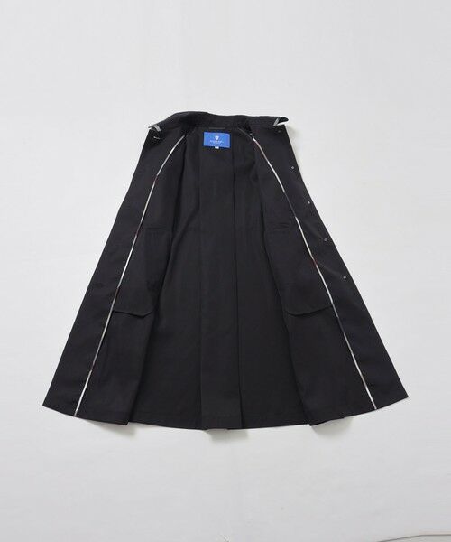 ファインツイルストレッチトレンチスカート（スカート）｜BLUE