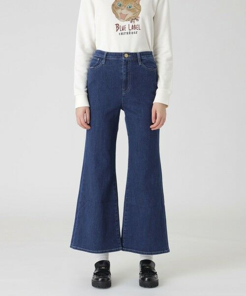 BLUE LABEL / BLACK LABEL CRESTBRIDGE/ブルーレーベル / ブラックレーベル・クレストブリッジ ストレッチデニムフレアパンツ ブルー2 40 BLUE LABEL / BLACK LABEL CRESTBRIDGE/ブルーレーベル / ブラックレーベル・クレストブリッジ ストレッチデニムフレアパンツ ブルー2 40