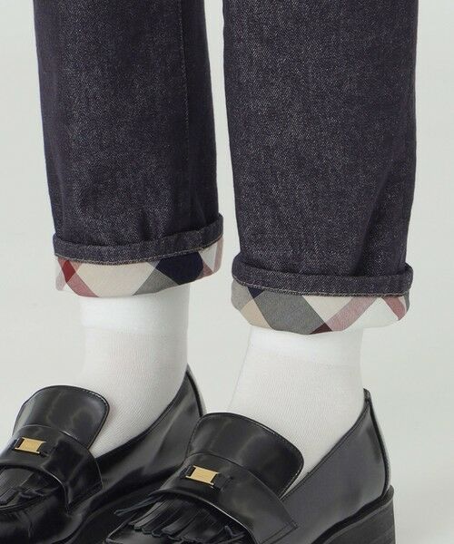 BLUE LABEL / BLACK LABEL CRESTBRIDGE / ブルーレーベル / ブラックレーベル・クレストブリッジ その他パンツ | デニムハイライズストレートパンツ | 詳細7