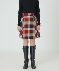 BLUE LABEL / BLACK LABEL CRESTBRIDGE / ブルーレーベル / ブラックレーベル・クレストブリッジ  ミニ・ひざ丈スカート | クレストブリッジチェッククロッシングビエラスカート