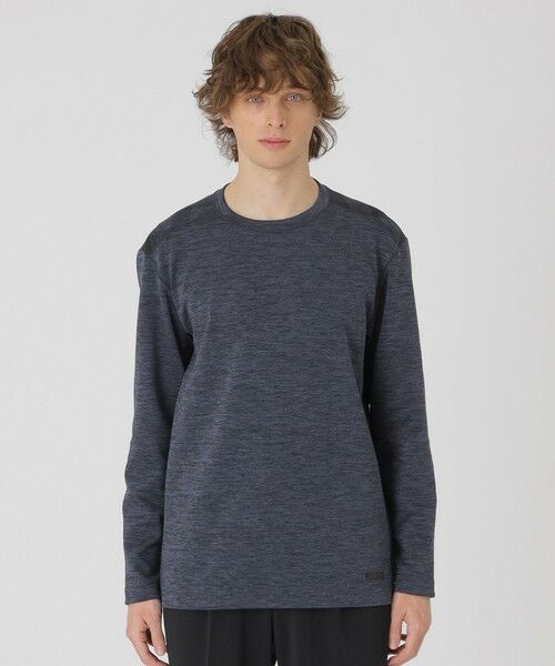 BLUE LABEL / BLACK LABEL CRESTBRIDGE / ブルーレーベル / ブラックレーベル・クレストブリッジ  カットソー | メランジダンボールカットソー（ブルー5）