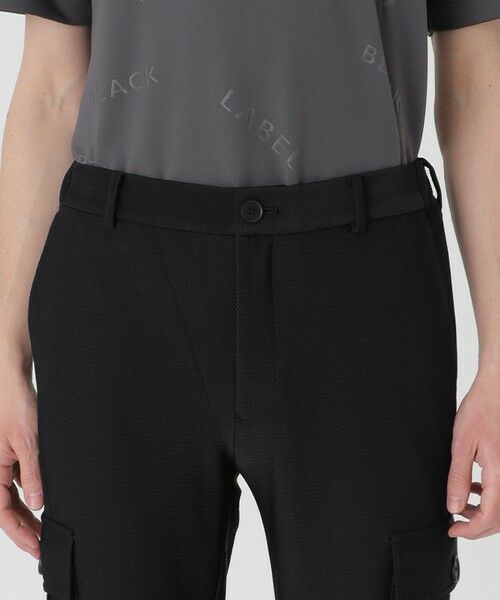 BLUE LABEL / BLACK LABEL CRESTBRIDGE / ブルーレーベル / ブラックレーベル・クレストブリッジ  その他パンツ | 【BLACK lab.】3Dワープニットカーゴパンツ | 詳細13