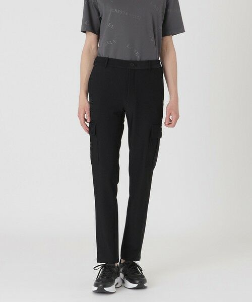 BLUE LABEL / BLACK LABEL CRESTBRIDGE/ブルーレーベル / ブラックレーベル・クレストブリッジ 【BLACK lab.】3Dワープニットカーゴパンツ ブラック L BLUE LABEL / BLACK LABEL CRESTBRIDGE/ブルーレーベル / ブラックレーベル・クレストブリッジ 【BLACK lab.】3Dワープニットカーゴパンツ ブラック L