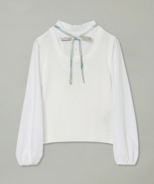 BLUE LABEL / BLACK LABEL CRESTBRIDGE / ブルーレーベル / ブラックレーベル・クレストブリッジ  ニット・セーター | ニットベストレイヤードブラウス | 詳細4