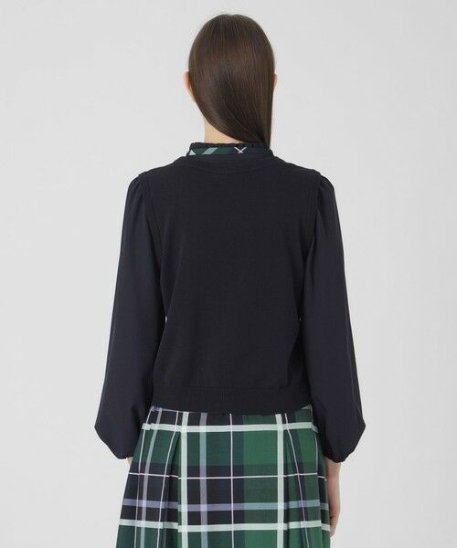 BLUE LABEL / BLACK LABEL CRESTBRIDGE / ブルーレーベル / ブラックレーベル・クレストブリッジ  ニット・セーター | ニットベストレイヤードブラウス | 詳細7
