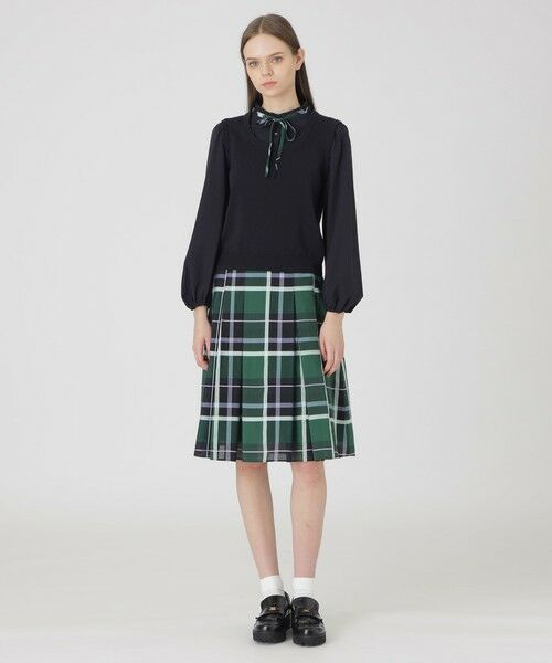 BLUE LABEL / BLACK LABEL CRESTBRIDGE / ブルーレーベル / ブラックレーベル・クレストブリッジ  ニット・セーター | ニットベストレイヤードブラウス | 詳細5