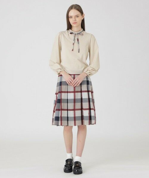 BLUE LABEL / BLACK LABEL CRESTBRIDGE / ブルーレーベル / ブラックレーベル・クレストブリッジ  ニット・セーター | ニットベストレイヤードブラウス | 詳細9