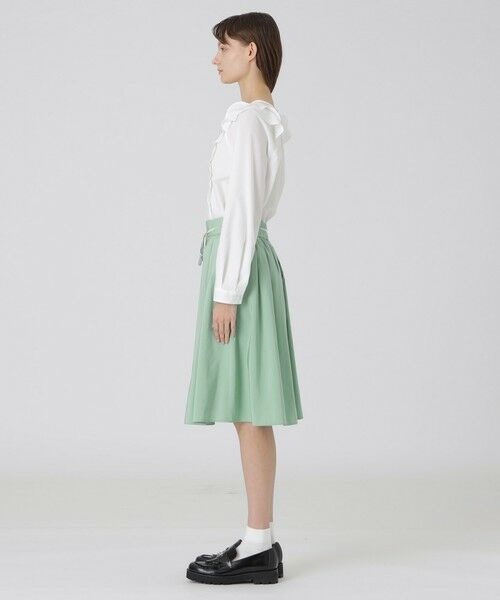 BLUE LABEL CRESTBRIDGE ブライトギャバスカート BLUE LABEL CRESTBRIDGE（ブルーレーベルクレストブリッジ）の