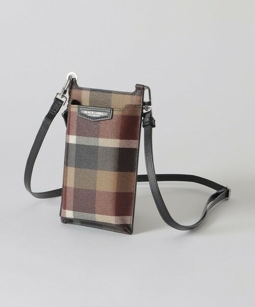 BLUE LABEL / BLACK LABEL CRESTBRIDGE/ブルーレーベル / ブラックレーベル・クレストブリッジ 【一部店舗限定】PVCクレストブリッジチェックスマホショルダー レッド4 F BLUE LABEL / BLACK LABEL CRESTBRIDGE/ブルーレーベル / ブラックレーベル・クレストブリッジ 【一部店舗限定】PVCクレストブリッジチェックスマホショルダー レッド4 F