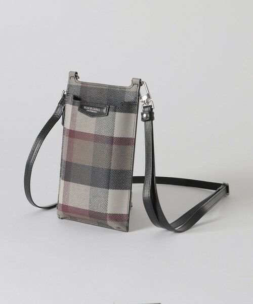 BLUE LABEL / BLACK LABEL CRESTBRIDGE / ブルーレーベル / ブラックレーベル・クレストブリッジ  財布・コインケース・マネークリップ | 【一部店舗限定】PVCクレストブリッジチェックスマホショルダー（ベージュ7）