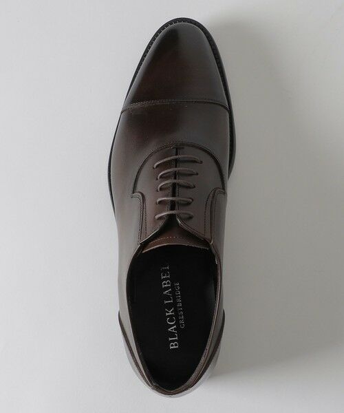BLUE LABEL / BLACK LABEL CRESTBRIDGE / ブルーレーベル / ブラックレーベル・クレストブリッジ スニーカー | アンティークレザーサイドエラスティックストレートチップ | 詳細4