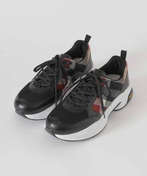 BLUE LABEL / BLACK LABEL CRESTBRIDGE/ブルーレーベル / ブラックレーベル・クレストブリッジ 【BLACK.lab】レッドクレストブリッジチェックコンビビブラムスニーカー レッド3 23.0cm BLUE LABEL / BLACK LABEL CRESTBRIDGE/ブルーレーベル / ブラックレーベル・クレストブリッジ 【BLACK.lab】レッドクレストブリッジチェックコンビビブラムスニーカー レッド3 23.0cm