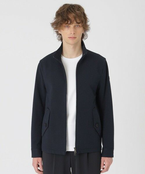 BLUE LABEL / BLACK LABEL CRESTBRIDGE/ブルーレーベル / ブラックレーベル・クレストブリッジ シアサッカージャージーブルゾン ネイビー1 L BLUE LABEL / BLACK LABEL CRESTBRIDGE/ブルーレーベル / ブラックレーベル・クレストブリッジ シアサッカージャージーブルゾン ネイビー1 L