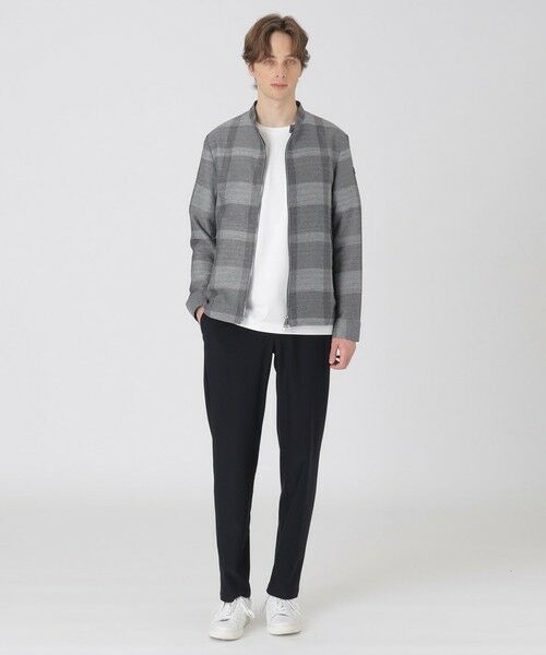 BLUE LABEL / BLACK LABEL CRESTBRIDGE / ブルーレーベル / ブラックレーベル・クレストブリッジ  その他アウター | シャドークレストブリッジチェックカラミライダースブルゾン | 詳細1