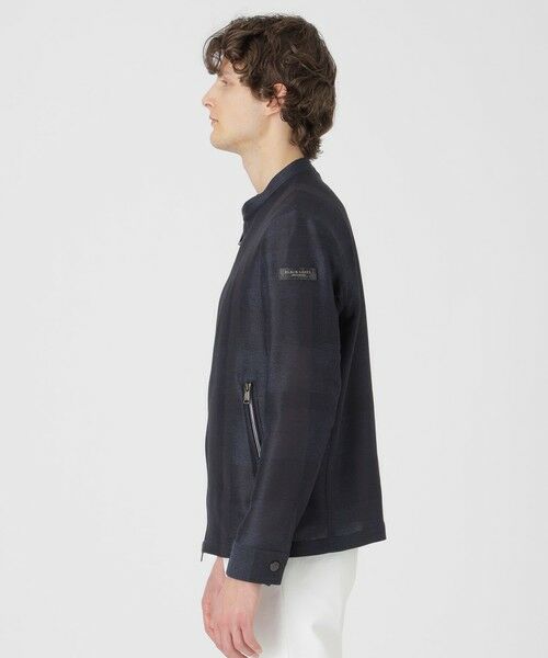 BLUE LABEL / BLACK LABEL CRESTBRIDGE / ブルーレーベル / ブラックレーベル・クレストブリッジ  その他アウター | シャドークレストブリッジチェックカラミライダースブルゾン | 詳細11