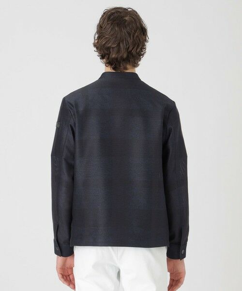 BLUE LABEL / BLACK LABEL CRESTBRIDGE / ブルーレーベル / ブラックレーベル・クレストブリッジ  その他アウター | シャドークレストブリッジチェックカラミライダースブルゾン | 詳細12