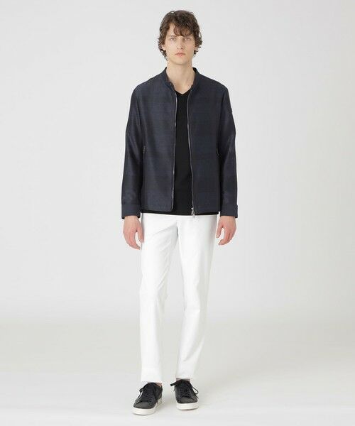 BLUE LABEL / BLACK LABEL CRESTBRIDGE / ブルーレーベル / ブラックレーベル・クレストブリッジ  その他アウター | シャドークレストブリッジチェックカラミライダースブルゾン | 詳細9