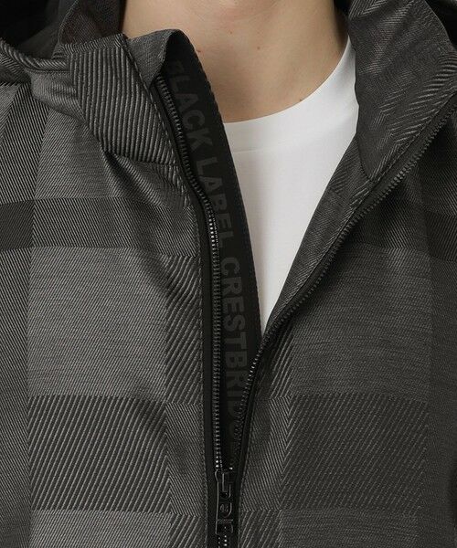 BLUE LABEL / BLACK LABEL CRESTBRIDGE / ブルーレーベル / ブラックレーベル・クレストブリッジ その他アウター | 【BLACK lab.】シャドーチェックハイブリッドパーカー | 詳細5