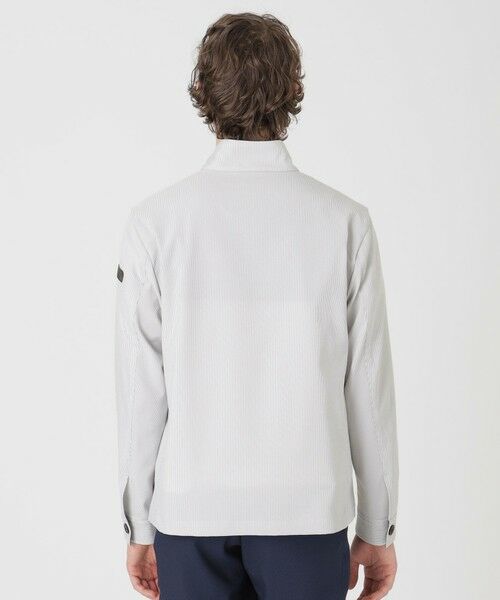 BLUE LABEL / BLACK LABEL CRESTBRIDGE / ブルーレーベル / ブラックレーベル・クレストブリッジ  その他アウター | 【一部店舗限定】シアサッカースタンドネックブルゾン | 詳細4