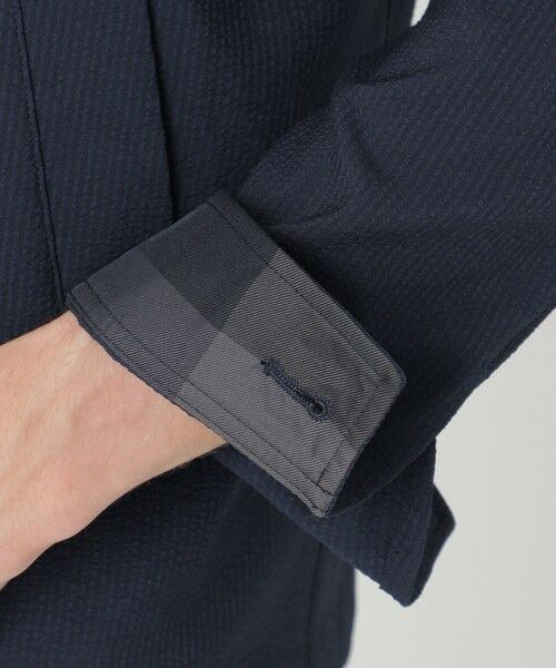 BLUE LABEL / BLACK LABEL CRESTBRIDGE / ブルーレーベル / ブラックレーベル・クレストブリッジ  その他アウター | 【一部店舗限定】シアサッカースタンドネックブルゾン | 詳細13