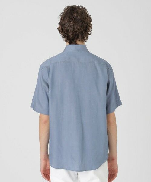 BLUE LABEL / BLACK LABEL CRESTBRIDGE / ブルーレーベル / ブラックレーベル・クレストブリッジ  シャツ・ブラウス | デニムライクキュプラパッチワークシャツ | 詳細3