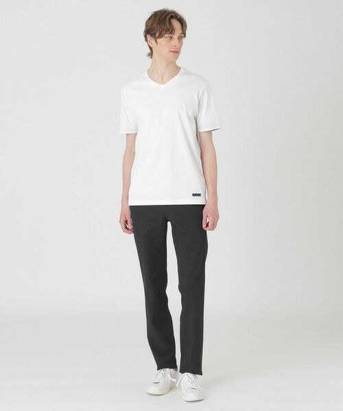 BLUE LABEL / BLACK LABEL CRESTBRIDGE / ブルーレーベル / ブラックレーベル・クレストブリッジ  カットソー | マーセライズVネックTシャツ | 詳細1