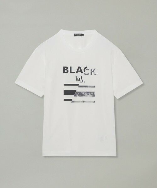 Tシャツ　Marble セール】 【BLACK lab.】マーブルロゴグラフィックTシャツ