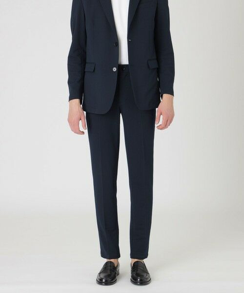 BLUE LABEL / BLACK LABEL CRESTBRIDGE/ブルーレーベル / ブラックレーベル・クレストブリッジ シアサッカージャージートラウザーズ ネイビー1 L BLUE LABEL / BLACK LABEL CRESTBRIDGE/ブルーレーベル / ブラックレーベル・クレストブリッジ シアサッカージャージートラウザーズ ネイビー1 L