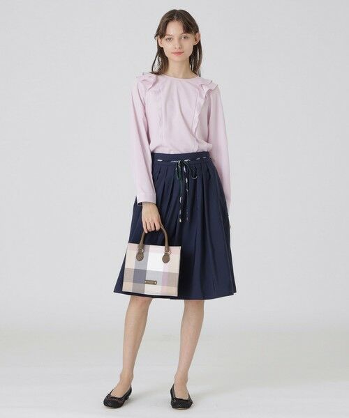 BLUE LABEL / BLACK LABEL CRESTBRIDGE / ブルーレーベル / ブラックレーベル・クレストブリッジ  ショルダーバッグ | クレストブリッジチェックキャンバススクエアミニトート | 詳細2