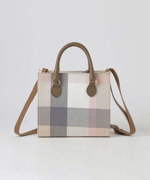 BLUE LABEL / BLACK LABEL CRESTBRIDGE / ブルーレーベル / ブラックレーベル・クレストブリッジ  ショルダーバッグ | クレストブリッジチェックキャンバススクエアミニトート | 詳細4