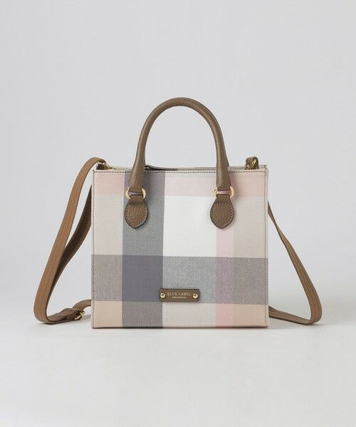 BLUE LABEL / BLACK LABEL CRESTBRIDGE / ブルーレーベル / ブラックレーベル・クレストブリッジ  ショルダーバッグ | クレストブリッジチェックキャンバススクエアミニトート | 詳細7