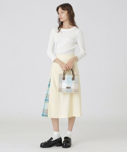 BLUE LABEL / BLACK LABEL CRESTBRIDGE / ブルーレーベル / ブラックレーベル・クレストブリッジ  ショルダーバッグ | クレストブリッジチェックキャンバススクエアミニトート | 詳細9