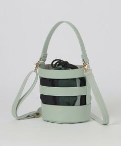 BLUE LABEL / BLACK LABEL CRESTBRIDGE / ブルーレーベル / ブラックレーベル・クレストブリッジ  ショルダーバッグ | レザーメッシュバケツミニショルダー