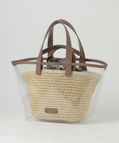 BLUE LABEL / BLACK LABEL CRESTBRIDGE / ブルーレーベル / ブラックレーベル・クレストブリッジ  ショルダーバッグ | クリアPVC×ペーパートート