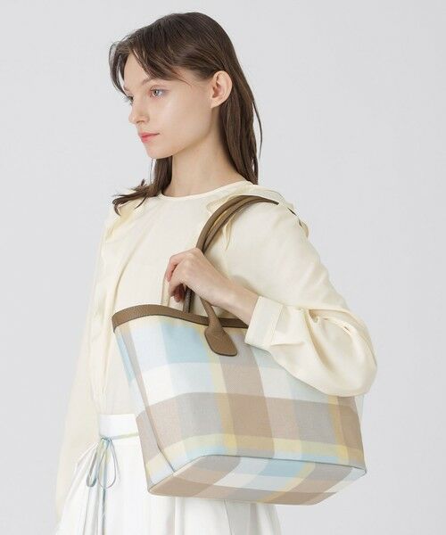 BLUE LABEL / BLACK LABEL CRESTBRIDGE / ブルーレーベル / ブラックレーベル・クレストブリッジ  ショルダーバッグ | クレストブリッジチェックPVCトート | 詳細1