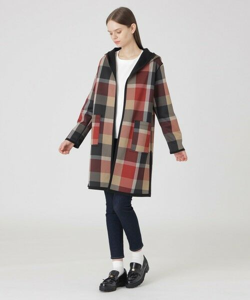 BLUE LABEL / BLACK LABEL CRESTBRIDGE / ブルーレーベル / ブラックレーベル・クレストブリッジ  その他アウター | クレストブリッジチェックリバーシブルダンボールコーディガン | 詳細1