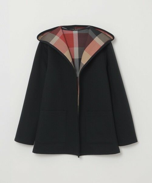 BLUE LABEL / BLACK LABEL CRESTBRIDGE / ブルーレーベル / ブラックレーベル・クレストブリッジ  その他アウター | クレストブリッジチェックリバーシブルダンボールミディ丈コーディガン | 詳細7