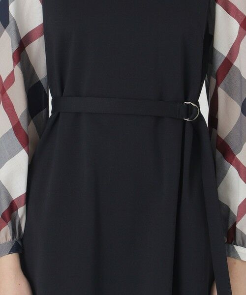 BLUE LABEL / BLACK LABEL CRESTBRIDGE / ブルーレーベル / ブラックレーベル・クレストブリッジ ドレス | コンパクトライトポンチサックドレス | 詳細4