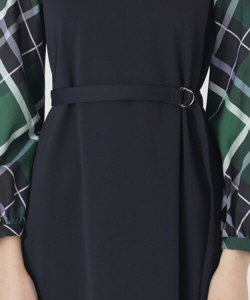 BLUE LABEL / BLACK LABEL CRESTBRIDGE / ブルーレーベル / ブラックレーベル・クレストブリッジ ドレス | コンパクトライトポンチサックドレス | 詳細11