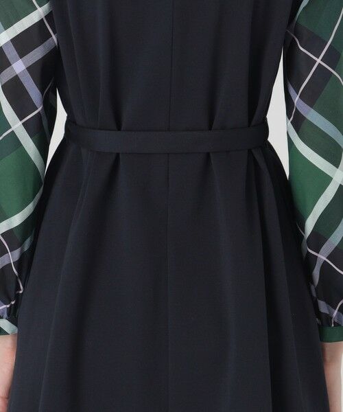 BLUE LABEL / BLACK LABEL CRESTBRIDGE / ブルーレーベル / ブラックレーベル・クレストブリッジ ドレス | コンパクトライトポンチサックドレス | 詳細12