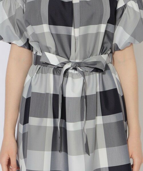 BLUE LABEL / BLACK LABEL CRESTBRIDGE / ブルーレーベル / ブラックレーベル・クレストブリッジ  ドレス | 【WEB限定】クレストブリッジチェッククロッシングツイルパフスリーブドレス | 詳細3