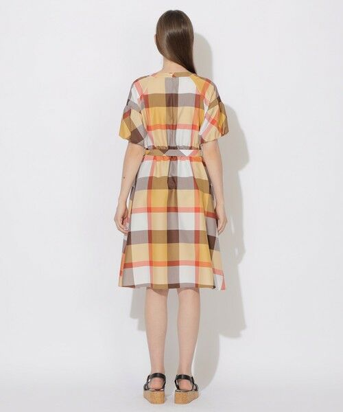 BLUE LABEL / BLACK LABEL CRESTBRIDGE / ブルーレーベル / ブラックレーベル・クレストブリッジ  ドレス | 【WEB限定】クレストブリッジチェッククロッシングツイルパフスリーブドレス | 詳細16