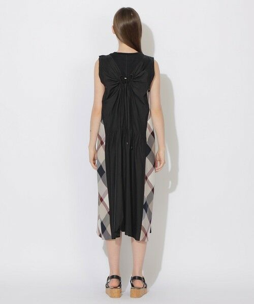 BLUE LABEL / BLACK LABEL CRESTBRIDGE / ブルーレーベル / ブラックレーベル・クレストブリッジ  ドレス | 【WEB限定】ナイロンコットンタフタパーシャルチェックジャンパースカート | 詳細2