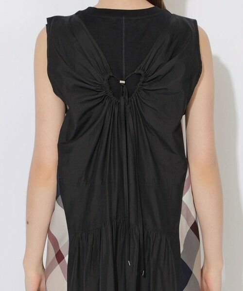 BLUE LABEL / BLACK LABEL CRESTBRIDGE / ブルーレーベル / ブラックレーベル・クレストブリッジ  ドレス | 【WEB限定】ナイロンコットンタフタパーシャルチェックジャンパースカート | 詳細4
