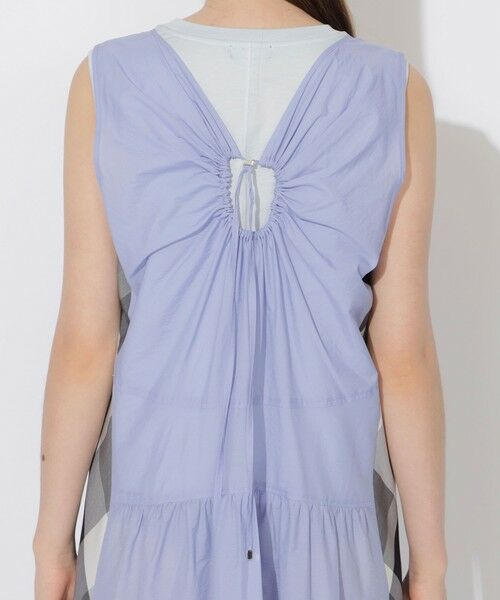 BLUE LABEL / BLACK LABEL CRESTBRIDGE / ブルーレーベル / ブラックレーベル・クレストブリッジ  ドレス | 【WEB限定】ナイロンコットンタフタパーシャルチェックジャンパースカート | 詳細12