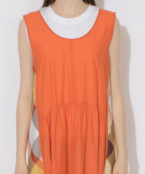 BLUE LABEL / BLACK LABEL CRESTBRIDGE / ブルーレーベル / ブラックレーベル・クレストブリッジ  ドレス | 【WEB限定】ナイロンコットンタフタパーシャルチェックジャンパースカート | 詳細17